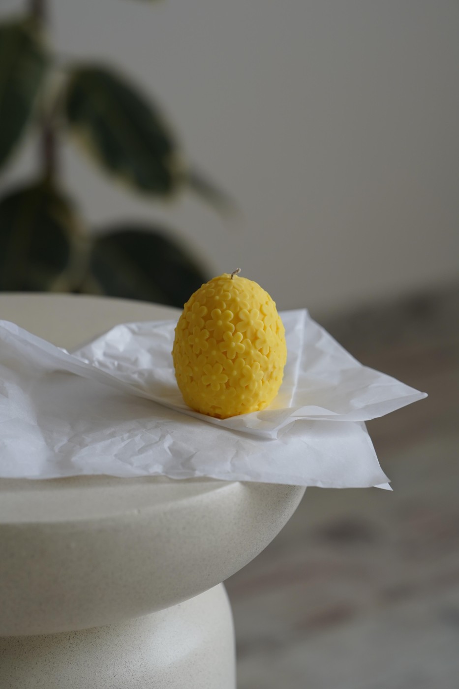 Květované vajíčko | Velikonoční svíčka 