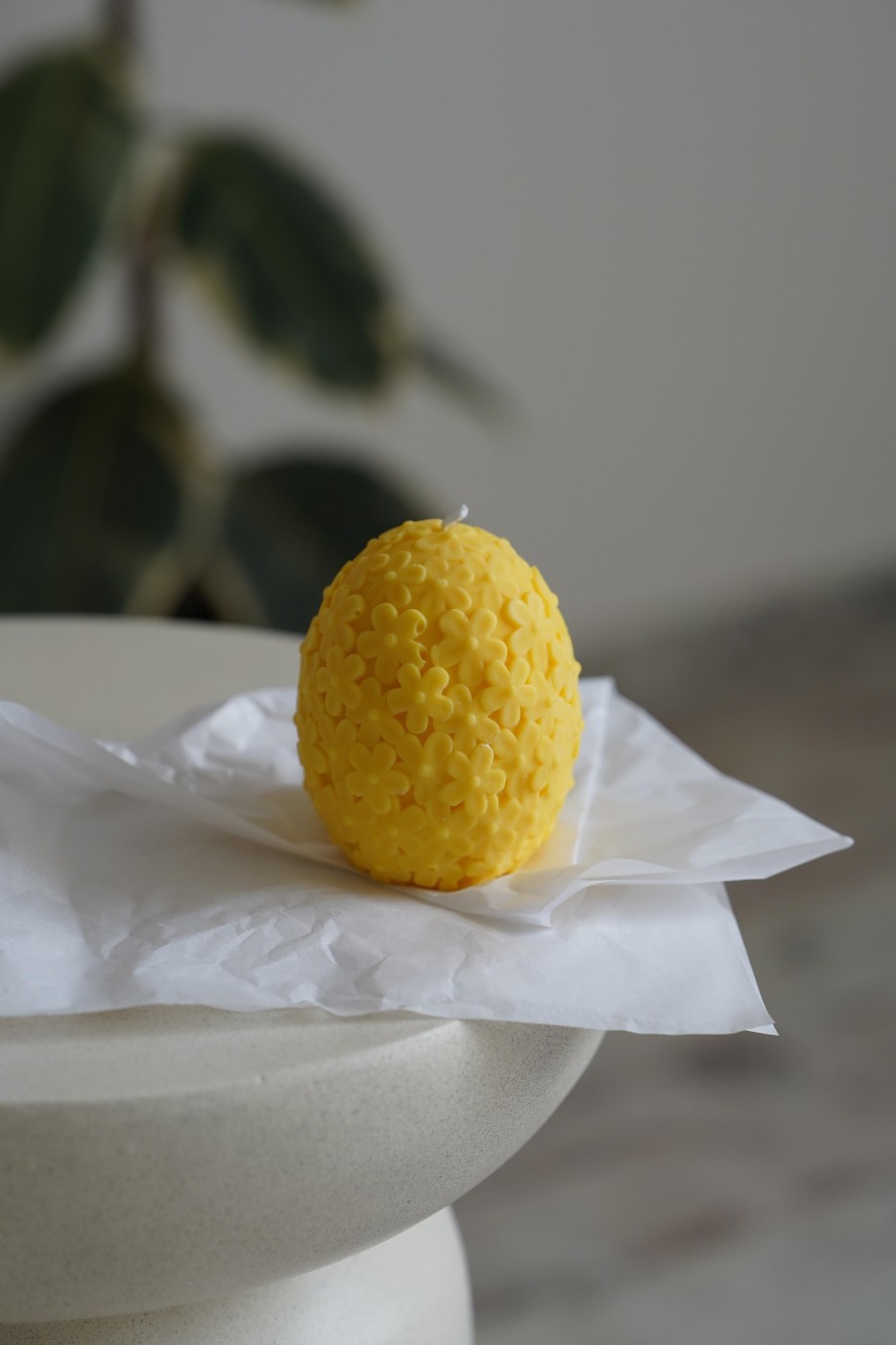 Květované vajíčko | Velikonoční svíčka 