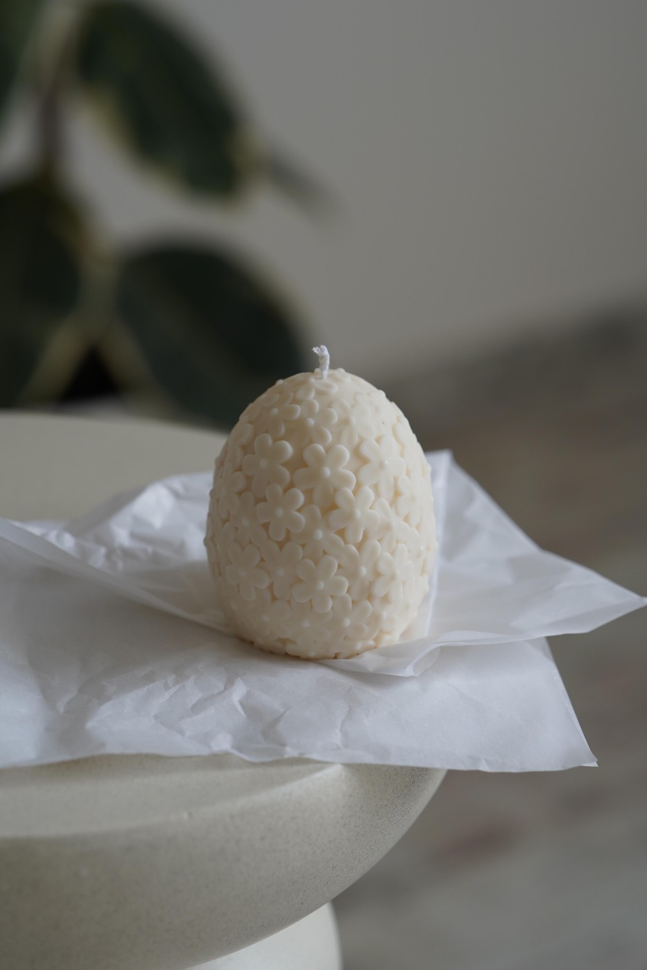 Květované vajíčko | Velikonoční svíčka 