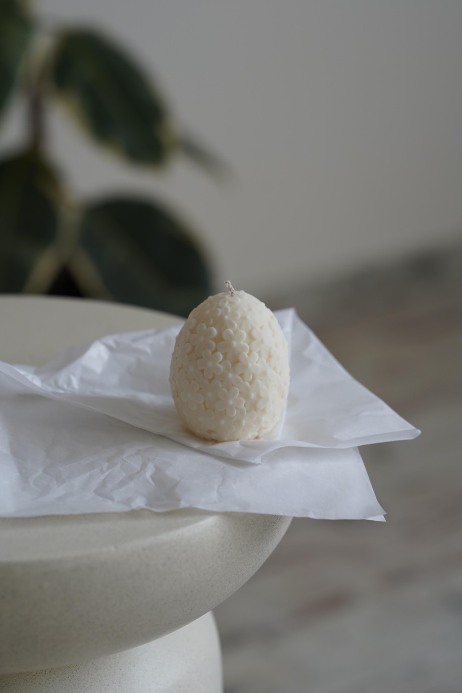 Květované vajíčko | Velikonoční svíčka 