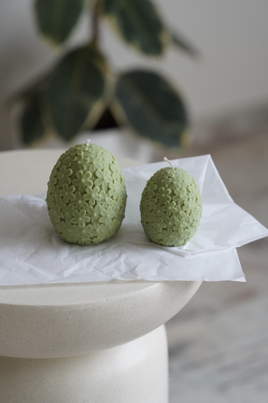 Květované vajíčko | Velikonoční svíčka 