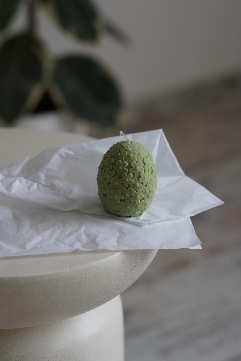 Květované vajíčko | Velikonoční svíčka 