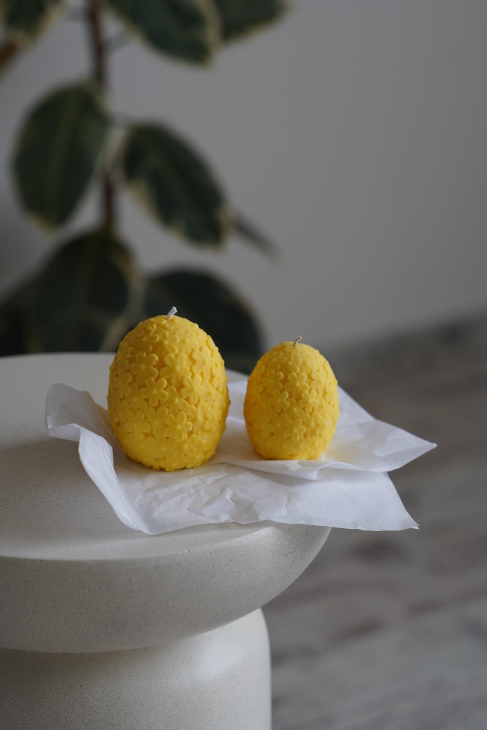 Květované vajíčko | Velikonoční svíčka 