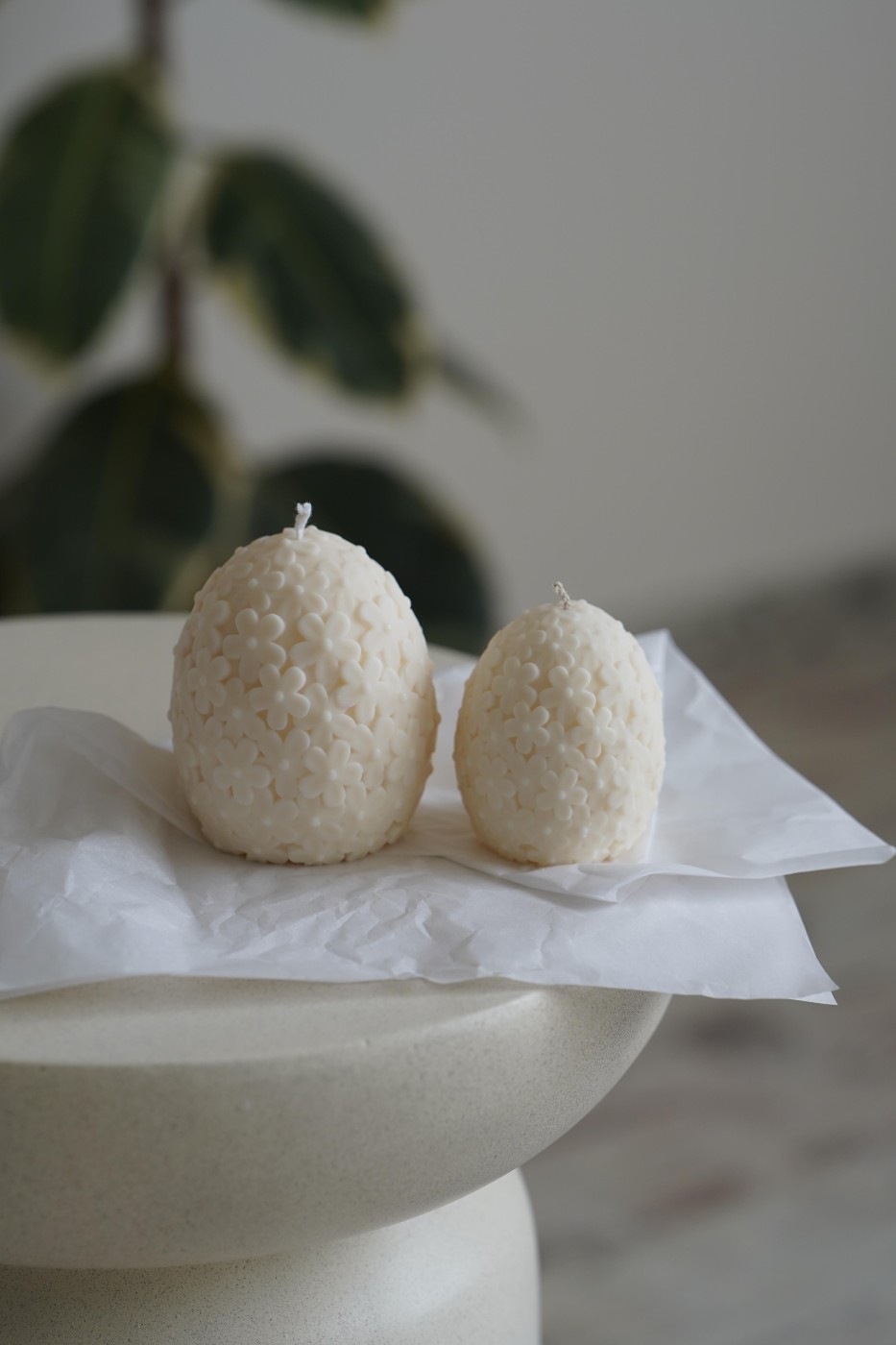 Květované vajíčko | Velikonoční svíčka 