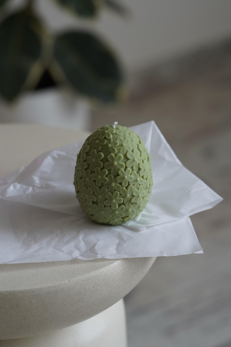 Květované vajíčko | Velikonoční svíčka 