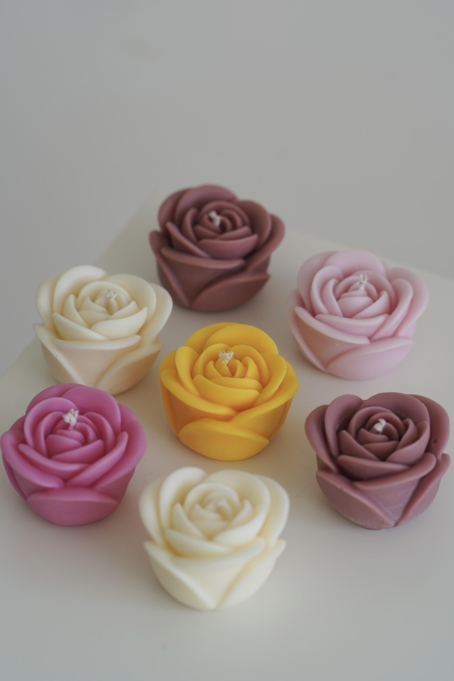 Růže | Dekorativní sójová svíčka