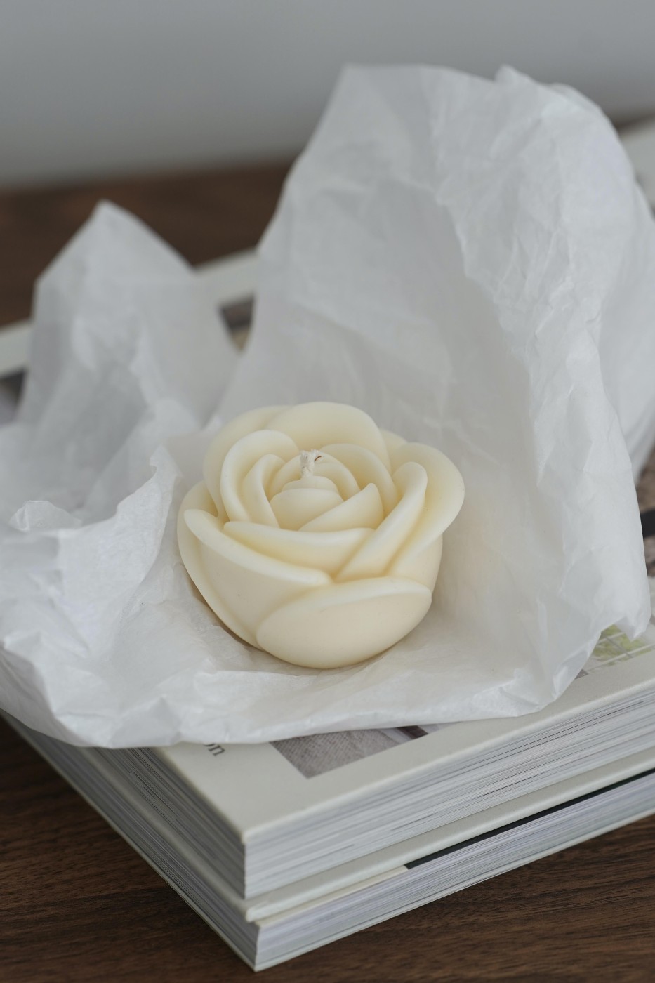 Růže | Dekorativní sójová svíčka