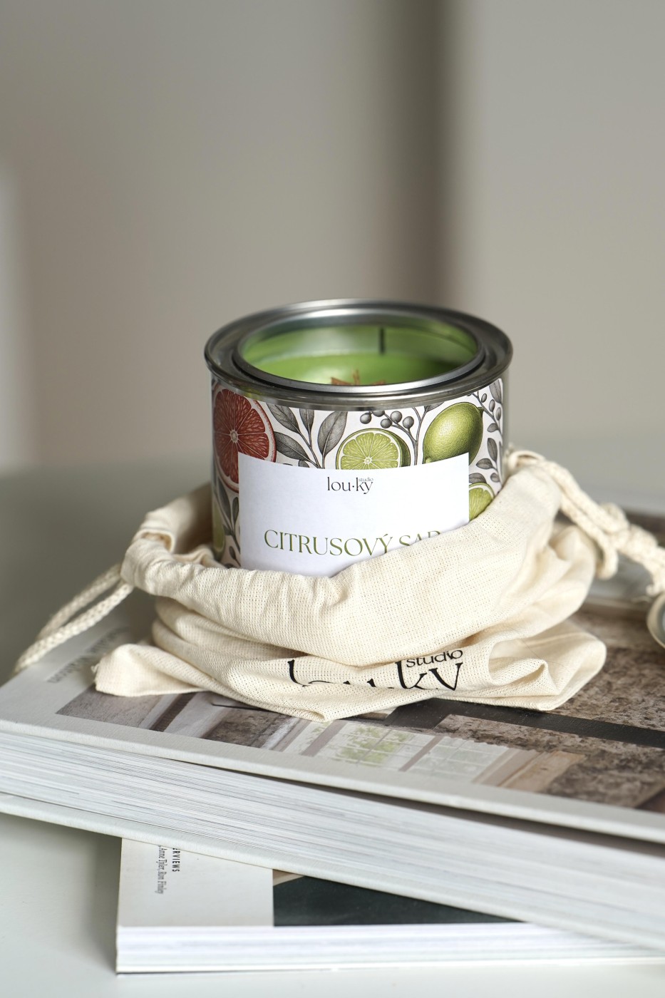Citrusový sad | Vonná sójová svíčka