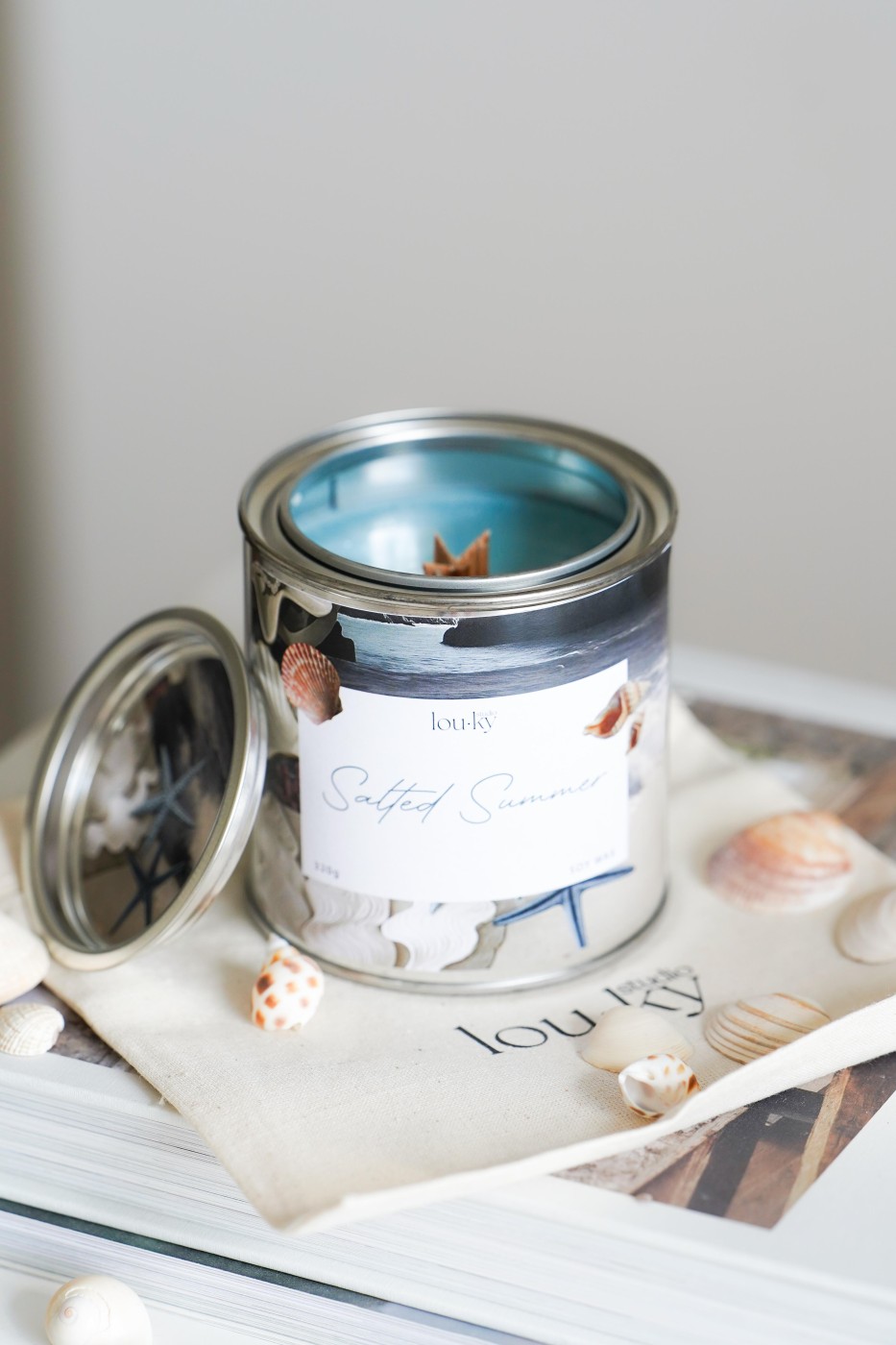 Salted Summer | Vonná sójová svíčka 