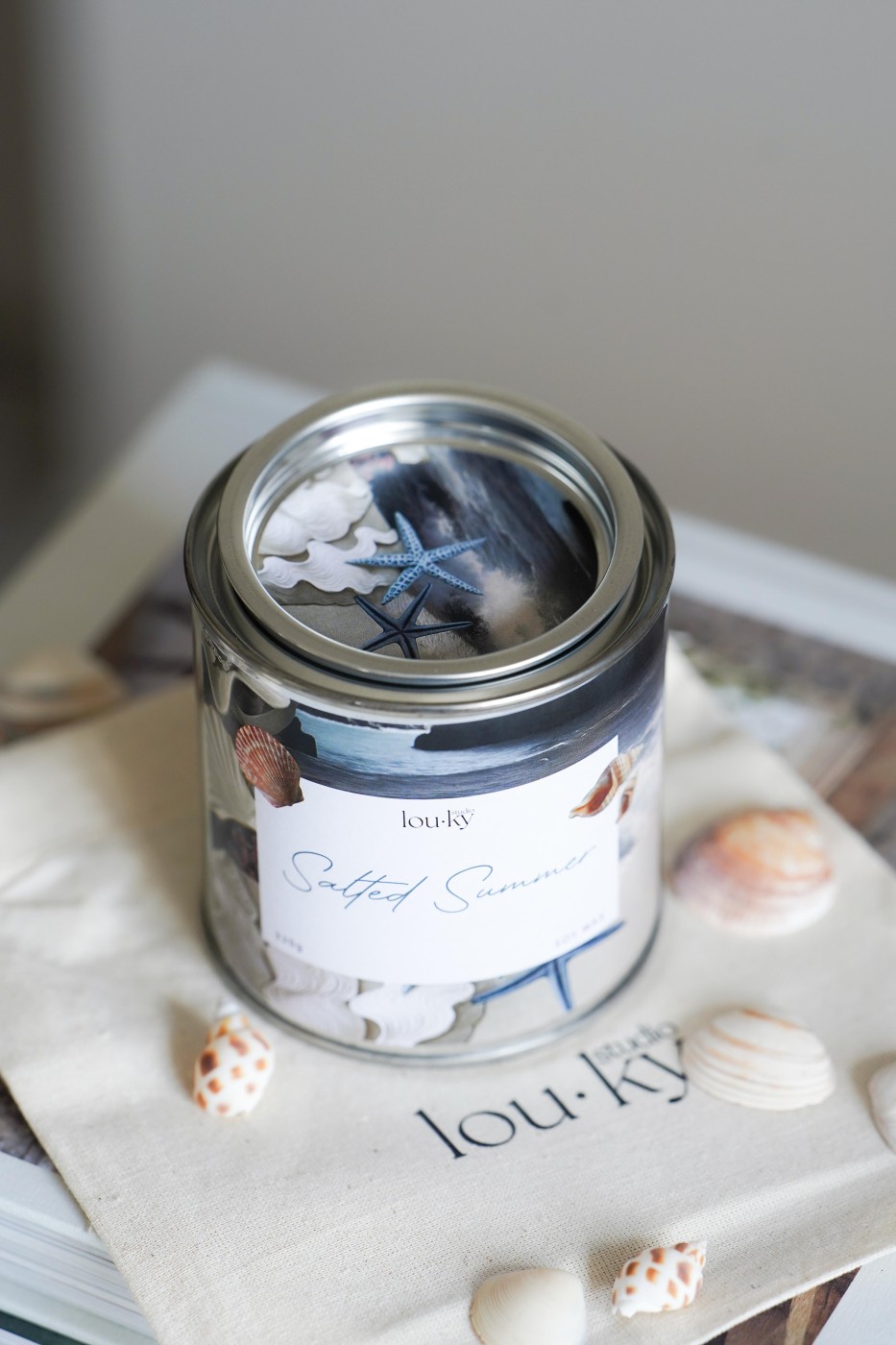 Salted Summer | Vonná sójová svíčka 
