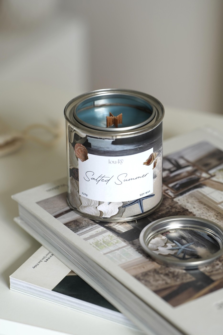 Salted Summer | Vonná sójová svíčka 