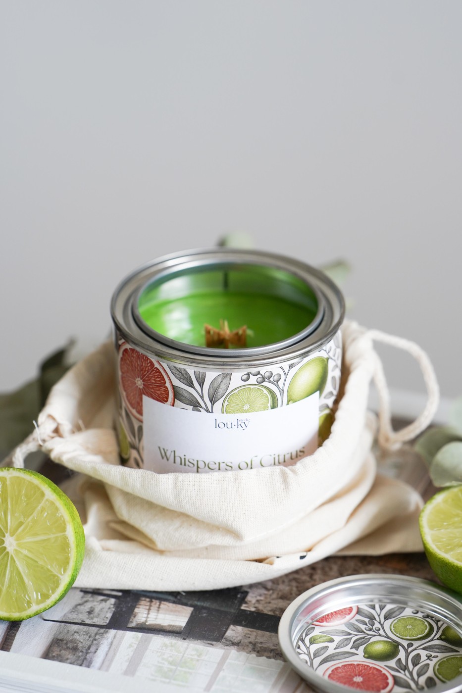 Whispers of citrus | Vonná sójová svíčka