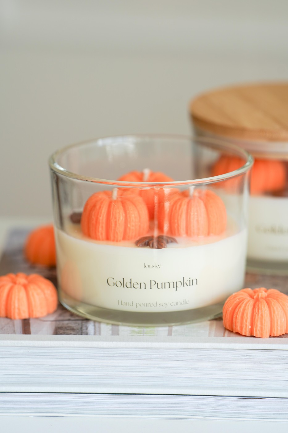 Golden Pumpkin |Podzimní vonná sójová svíčka 