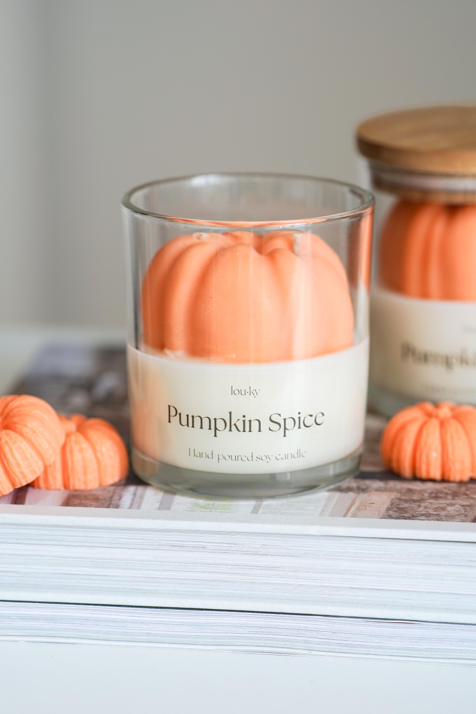 Pumpkin Spice | Vonná sójová svíčka  – fotografie 4