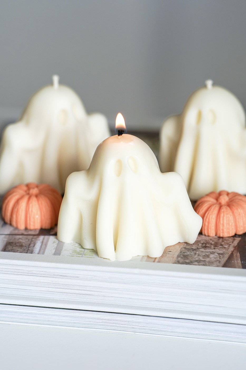 Duch Spooky | Sójová dekorativní svíčka  – fotografie 2