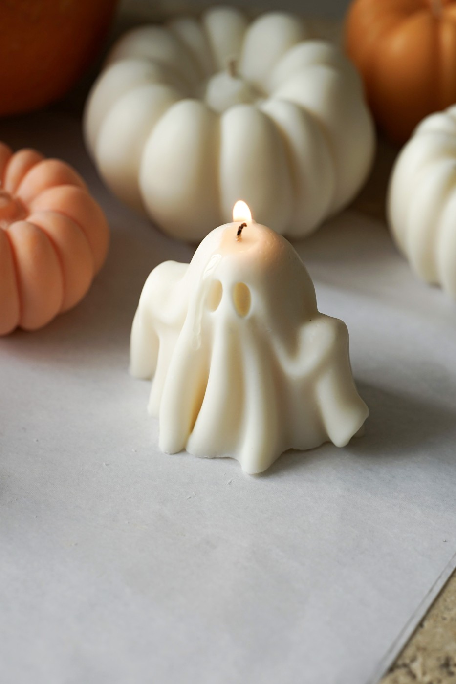 Duch Spooky | Sójová dekorativní svíčka 