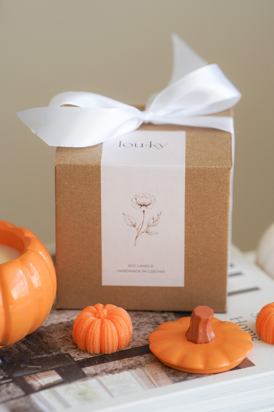 Pumpkin Glow | Vonná sójová svíčka – fotografie 5