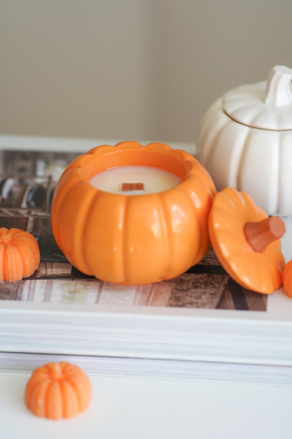 Pumpkin Glow | Vonná sójová svíčka – fotografie 9