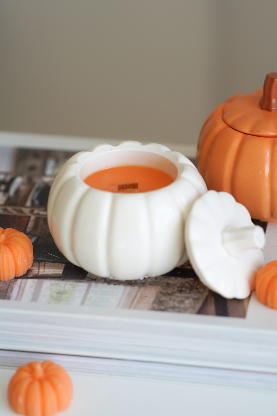 Pumpkin Glow | Vonná sójová svíčka – fotografie 7