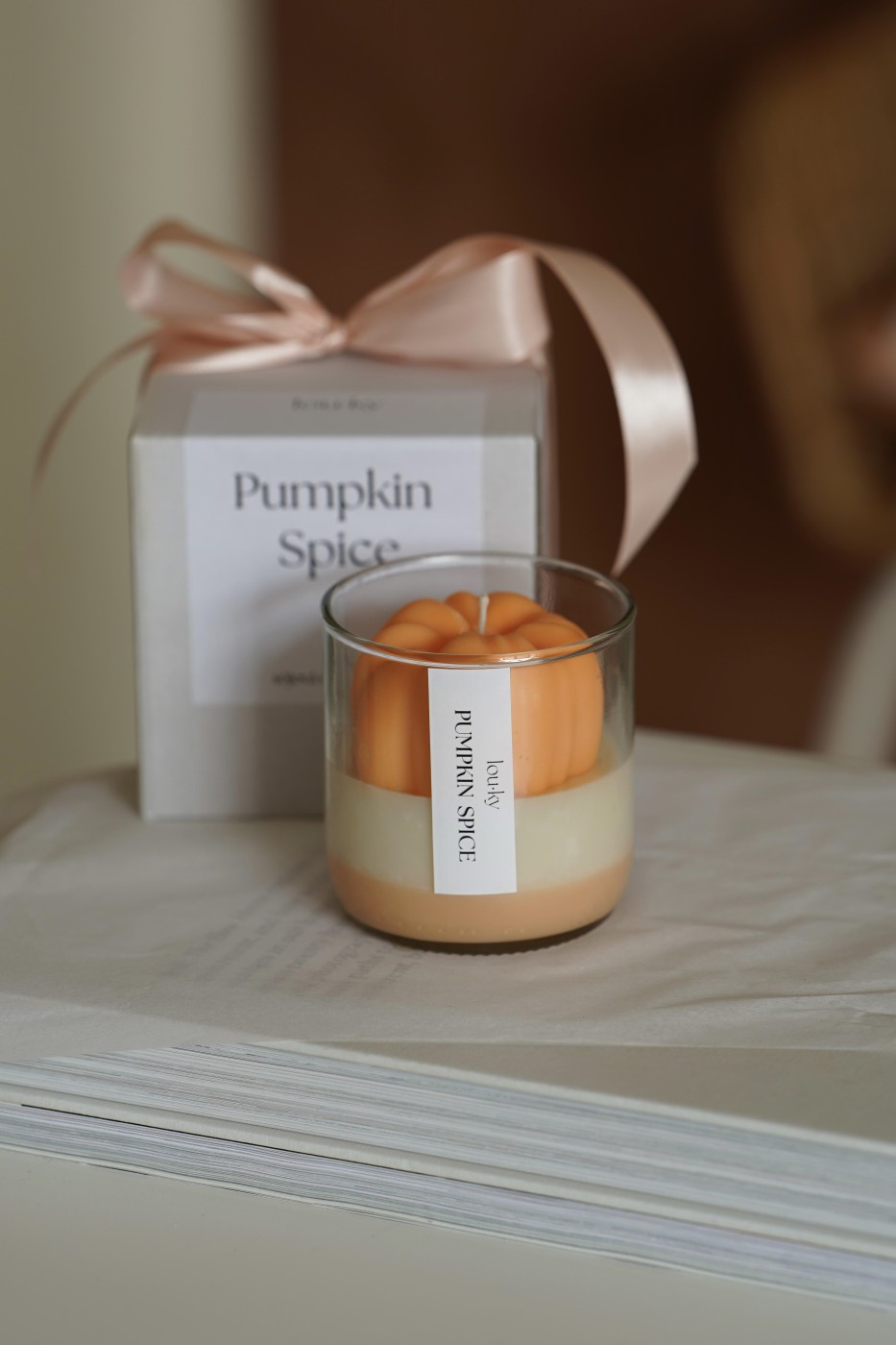 Pumpkin Spice | Vonná sójová svíčka 