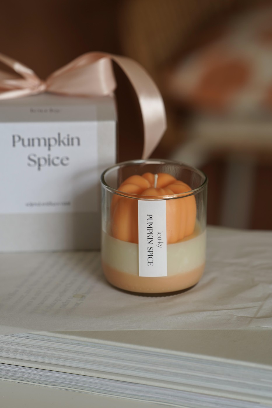 Pumpkin Spice | Vonná sójová svíčka 