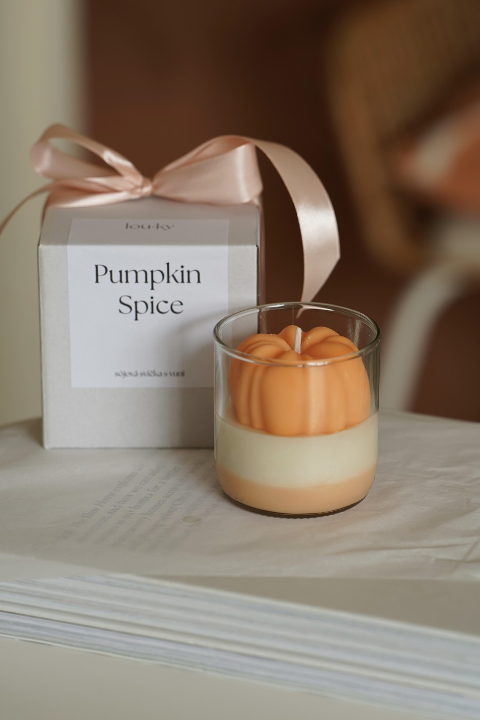 Pumpkin Spice | Vonná sójová svíčka 