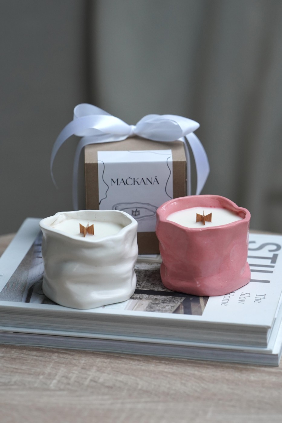 Mačkaná | Vonná sójová svíčka