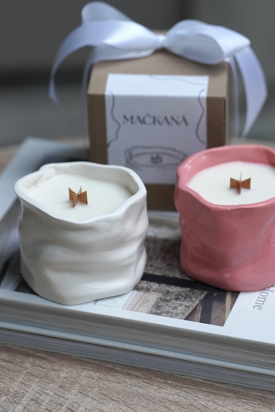 Mačkaná | Vonná sójová svíčka