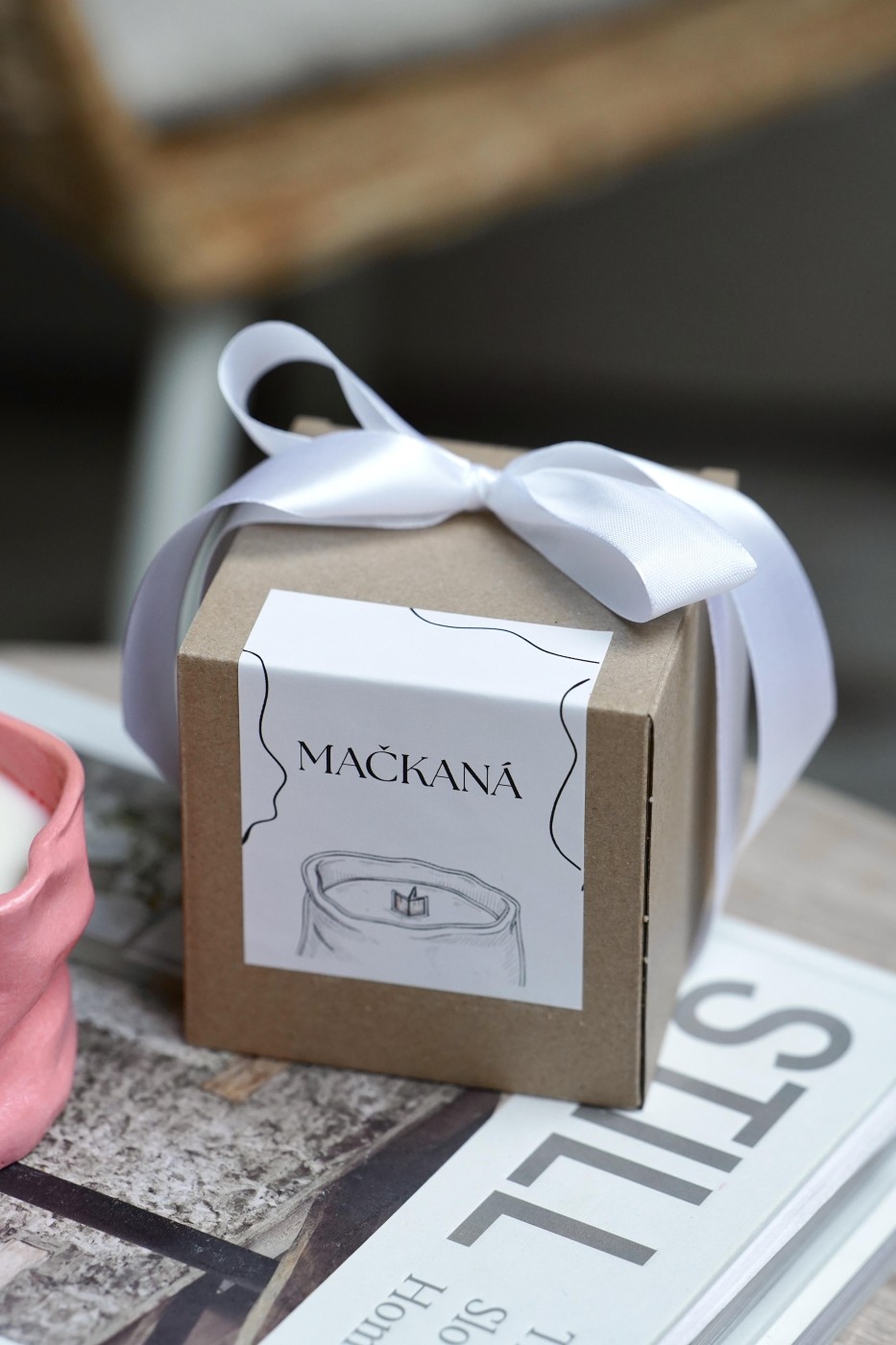 Mačkaná | Vonná sójová svíčka