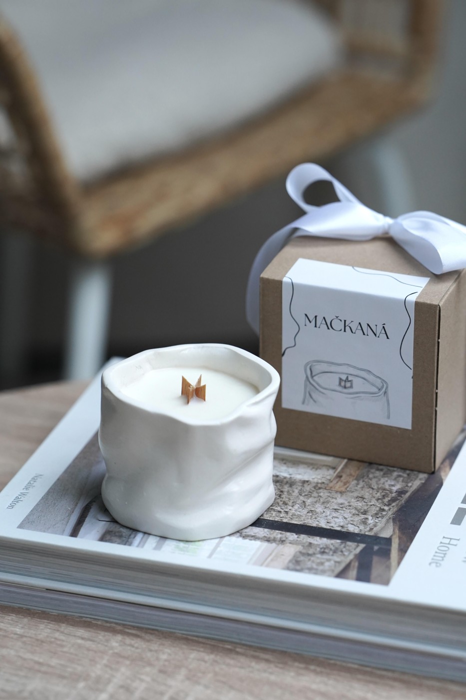 Mačkaná | Vonná sójová svíčka