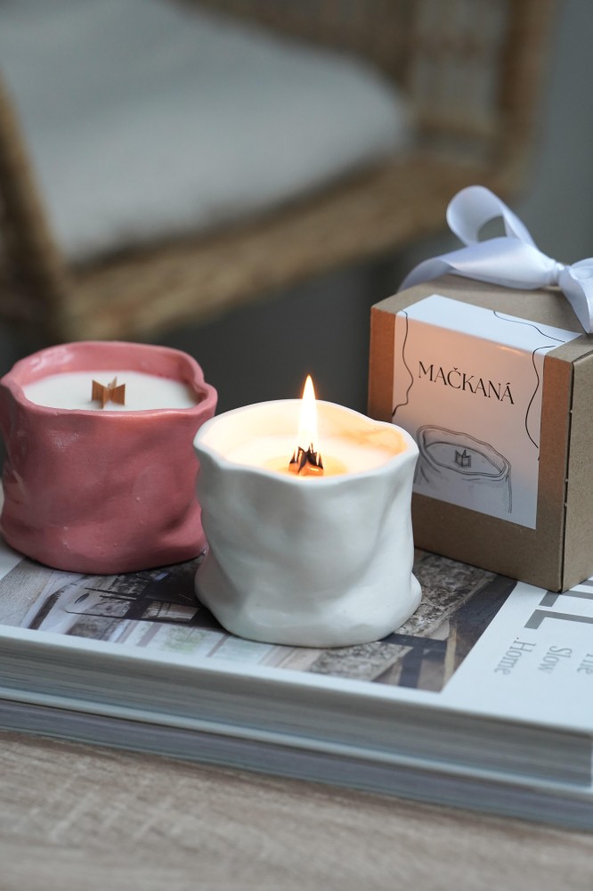 Mačkaná | Vonná sójová svíčka