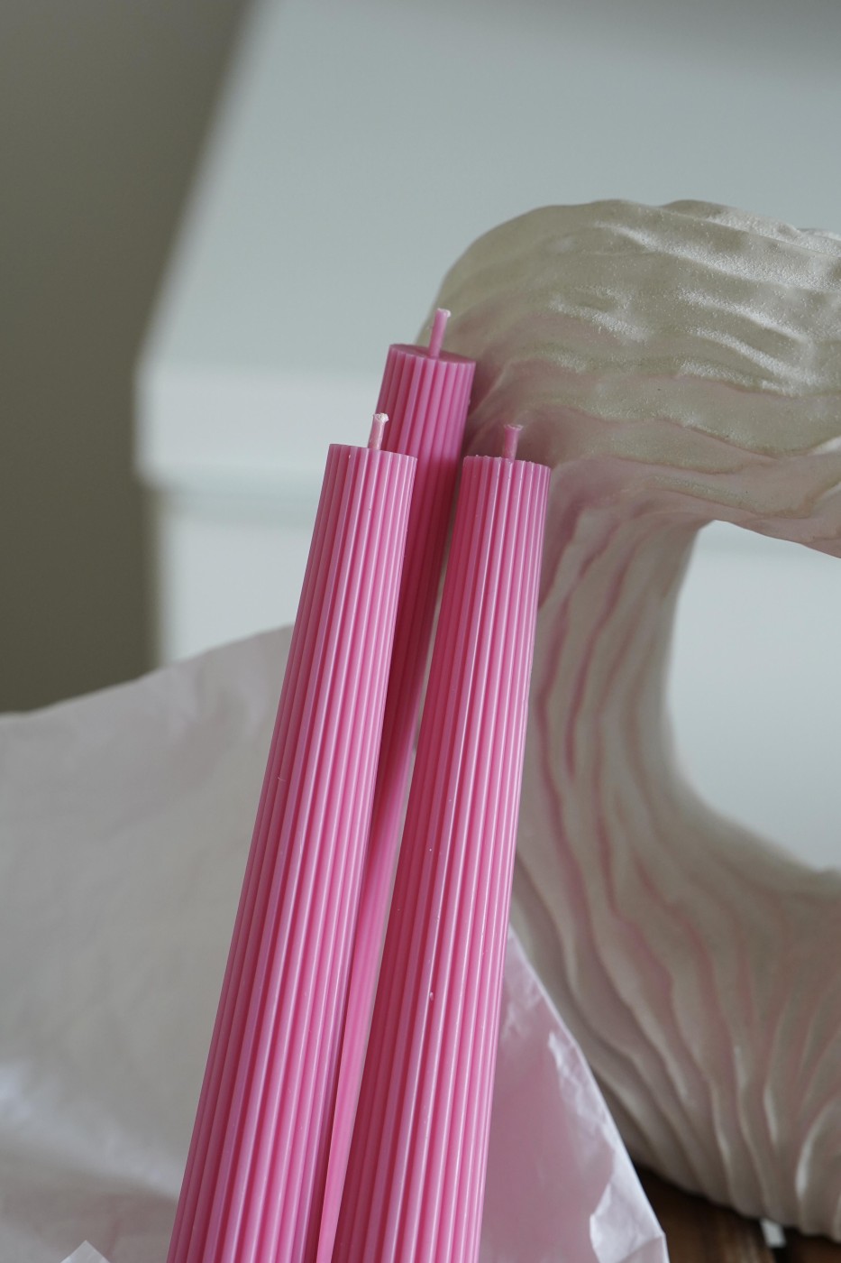 Vroubkovaná svíčka Aria | Sójová svíčka