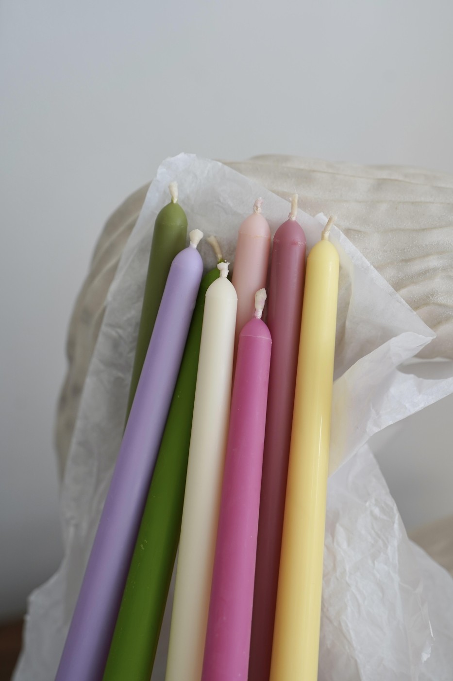 Kónická sójová svíčka Eleni