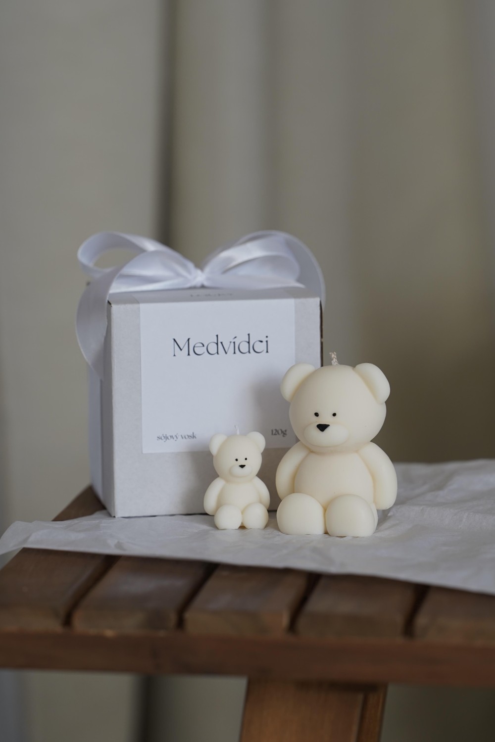 Medvídci | Dekorativní svíčka 