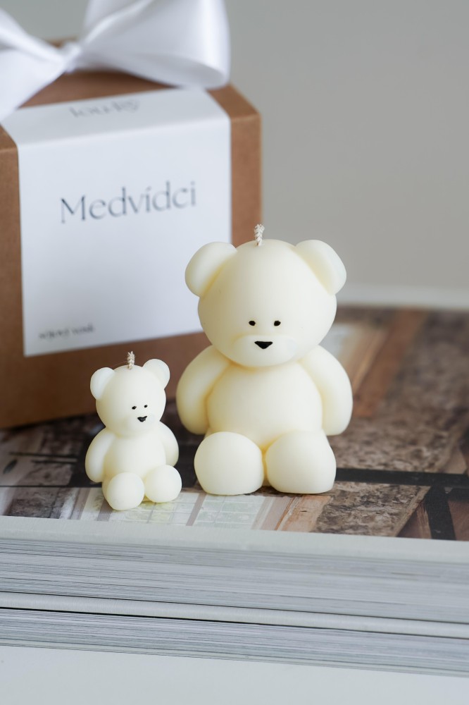 Medvídci | Dekorativní svíčka 