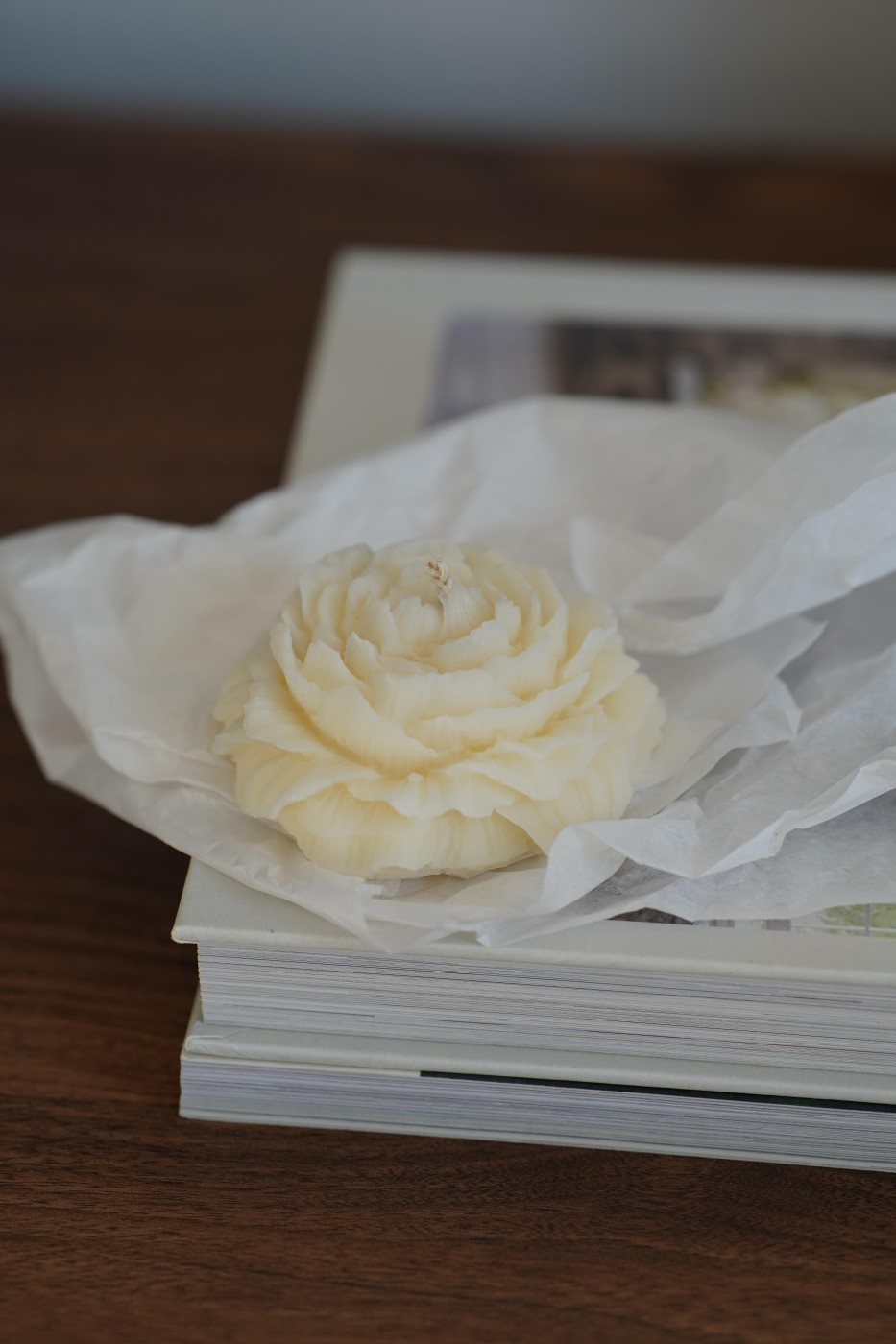 Pivoňka | Dekorativní sójová svíčka