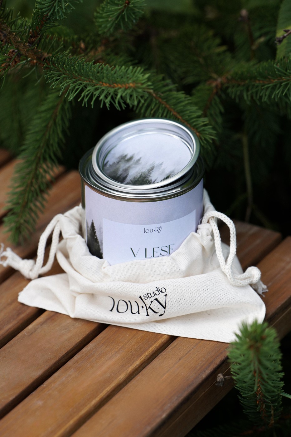 V lese | Vonná sójová svíčka
