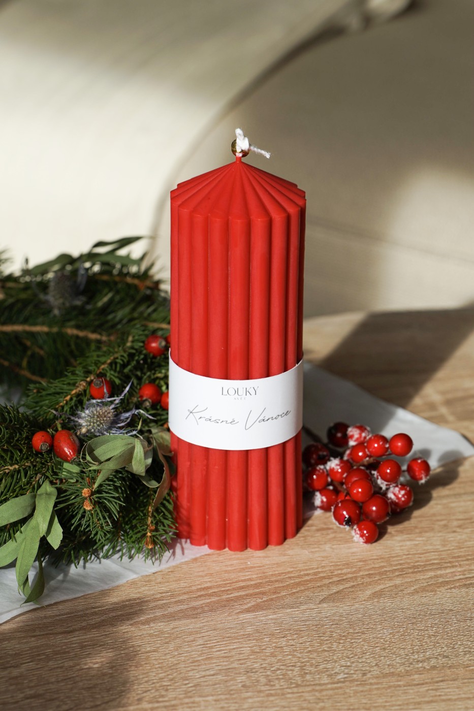 Vánoční Athéna | Sójová svíčka 