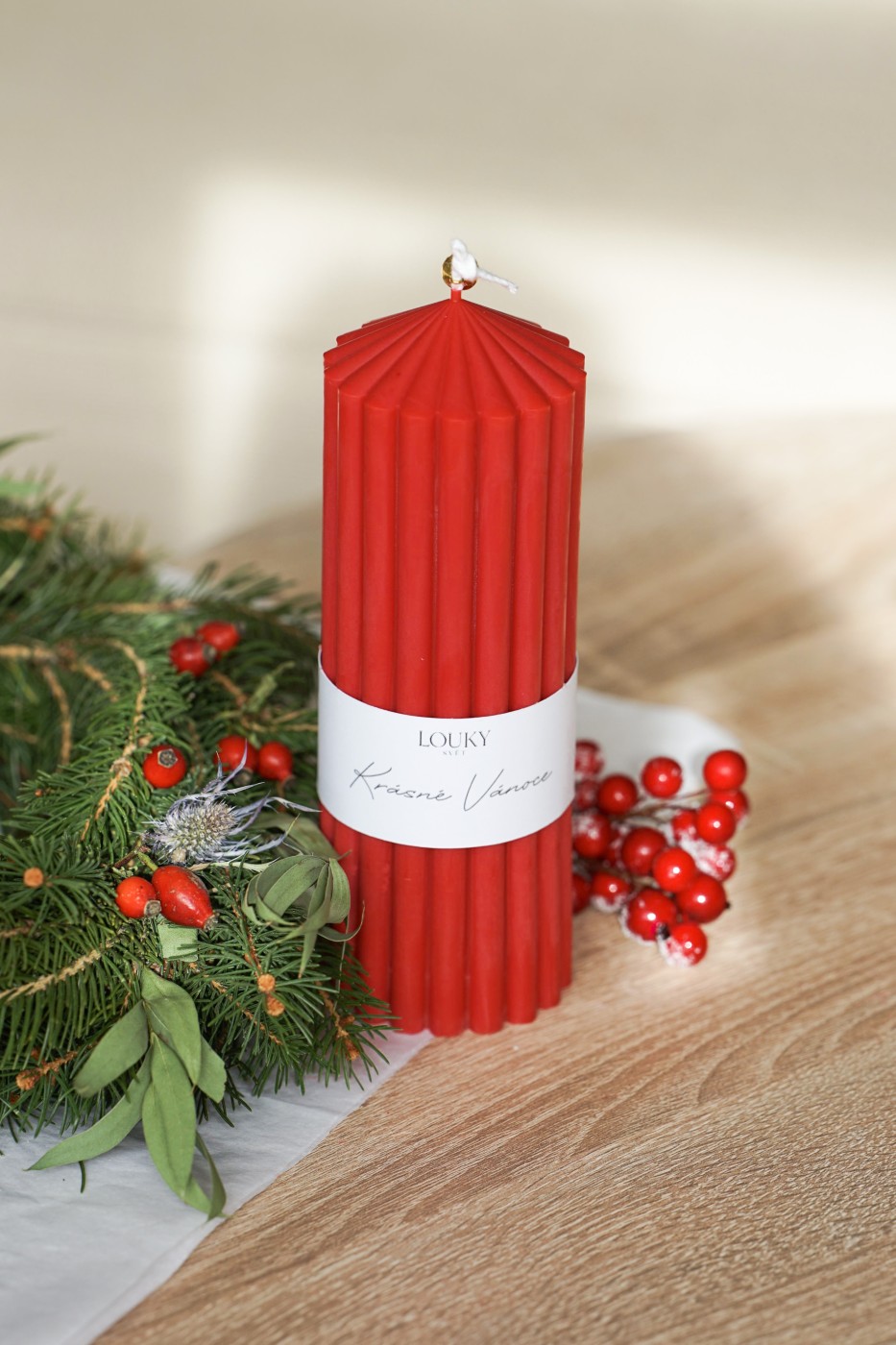 Vánoční Athéna | Sójová svíčka 