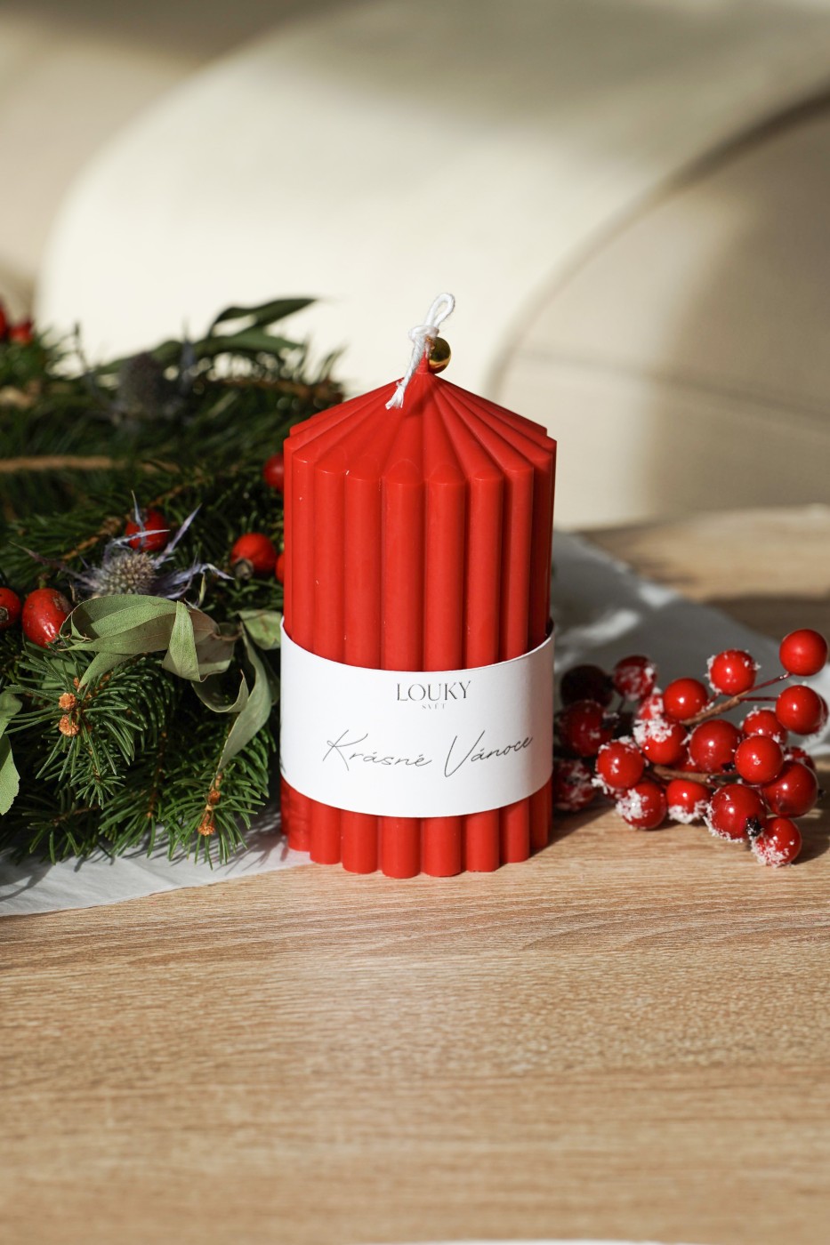 Vánoční Athéna | Sójová svíčka 