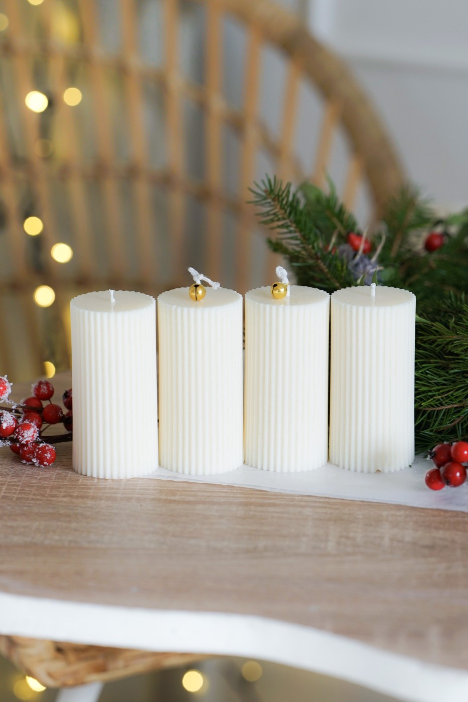 Adventní sada Amari | bílá M 