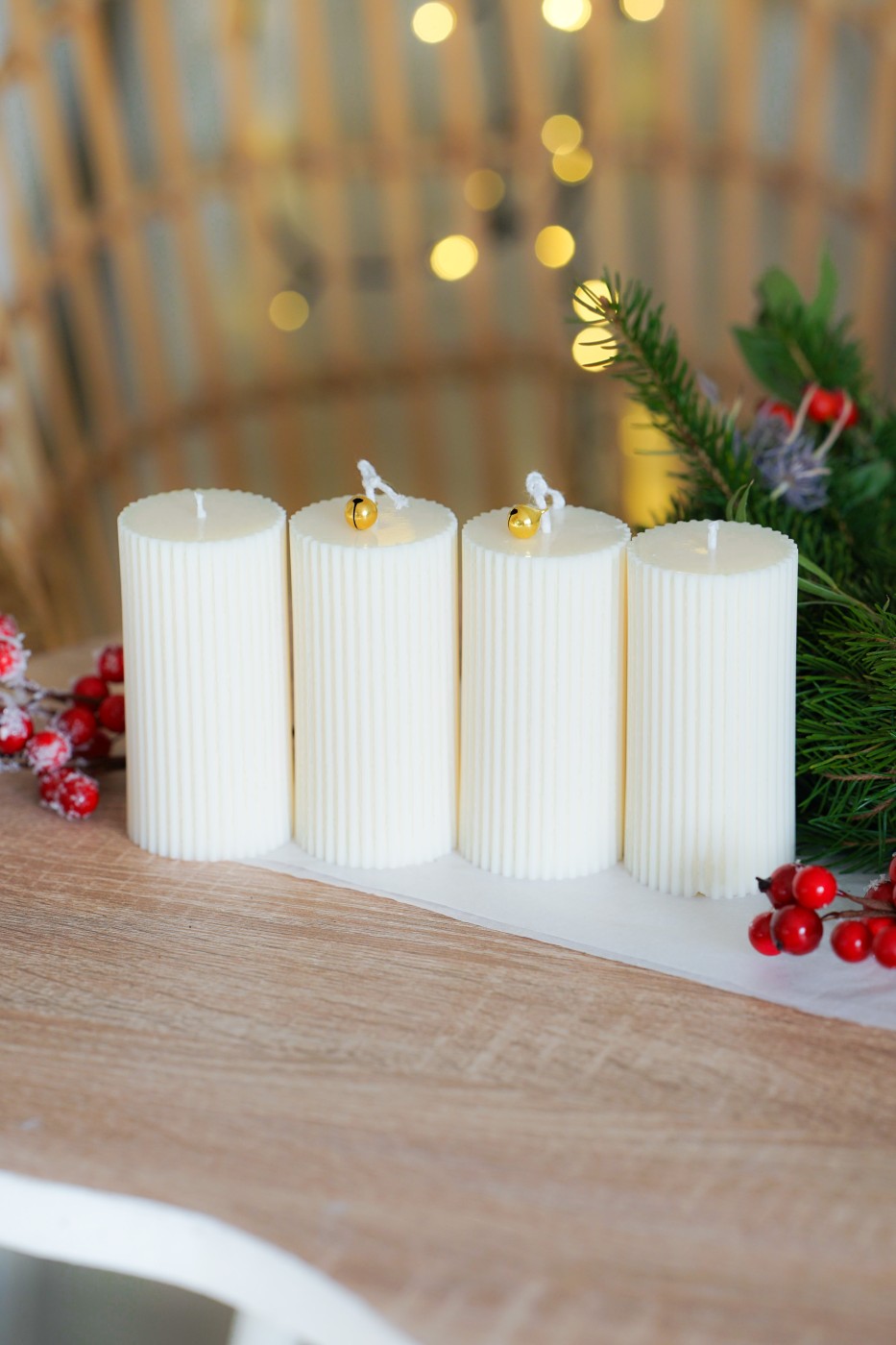 Adventní sada Amari | bílá M 