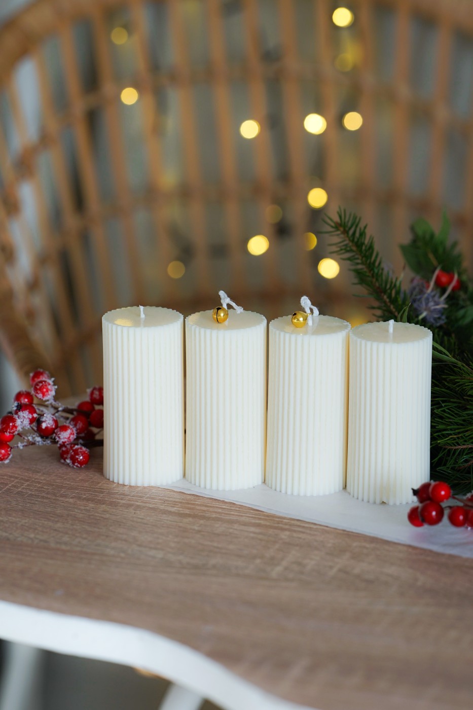 Adventní sada Amari | bílá M 