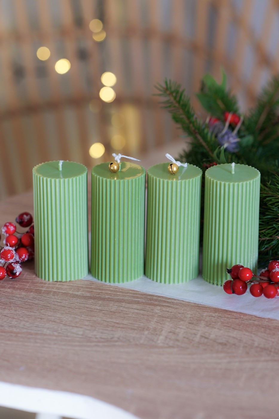 Adventní sada amari | Olivově zelená M