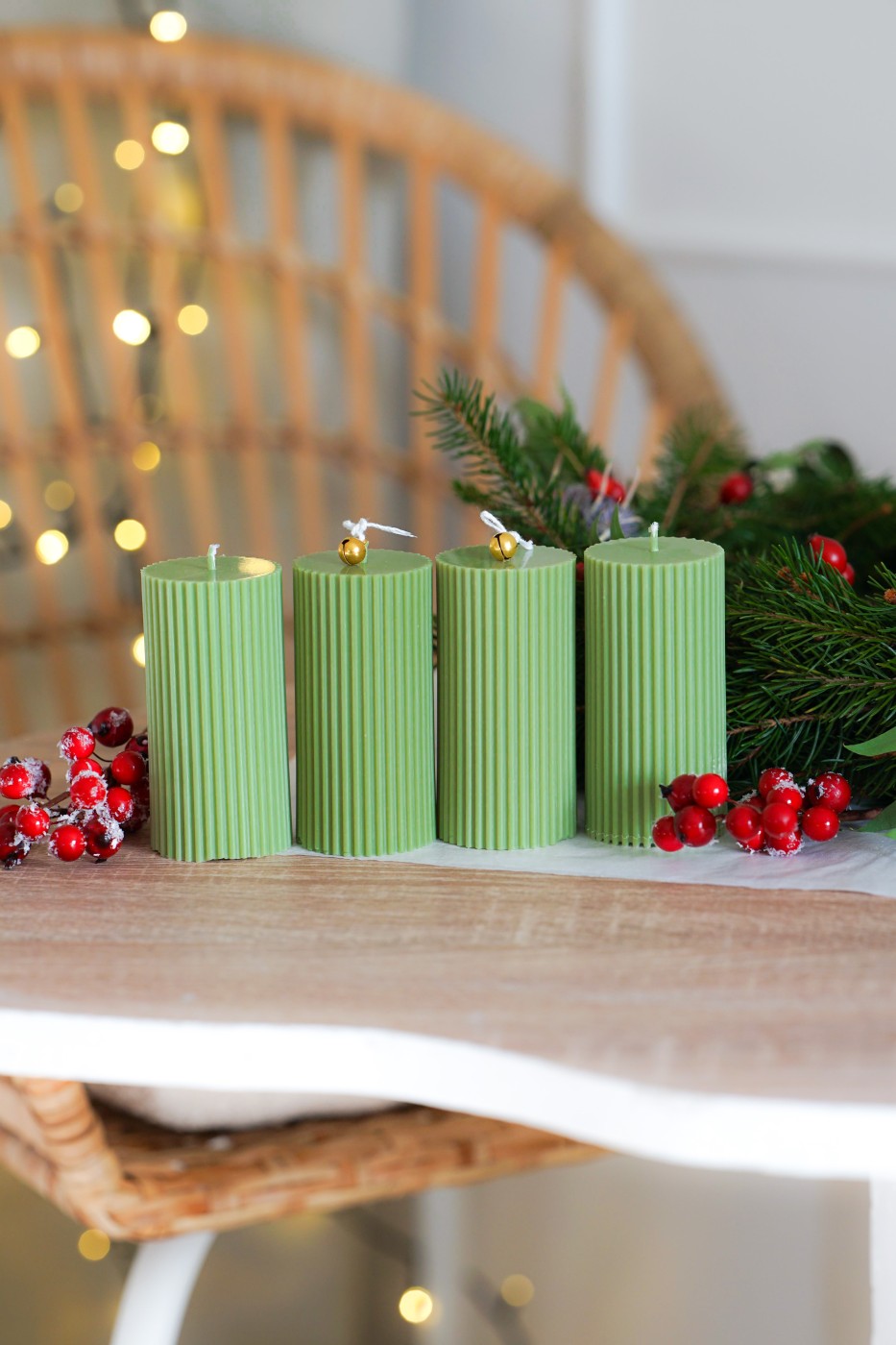 Adventní sada amari | Olivově zelená M
