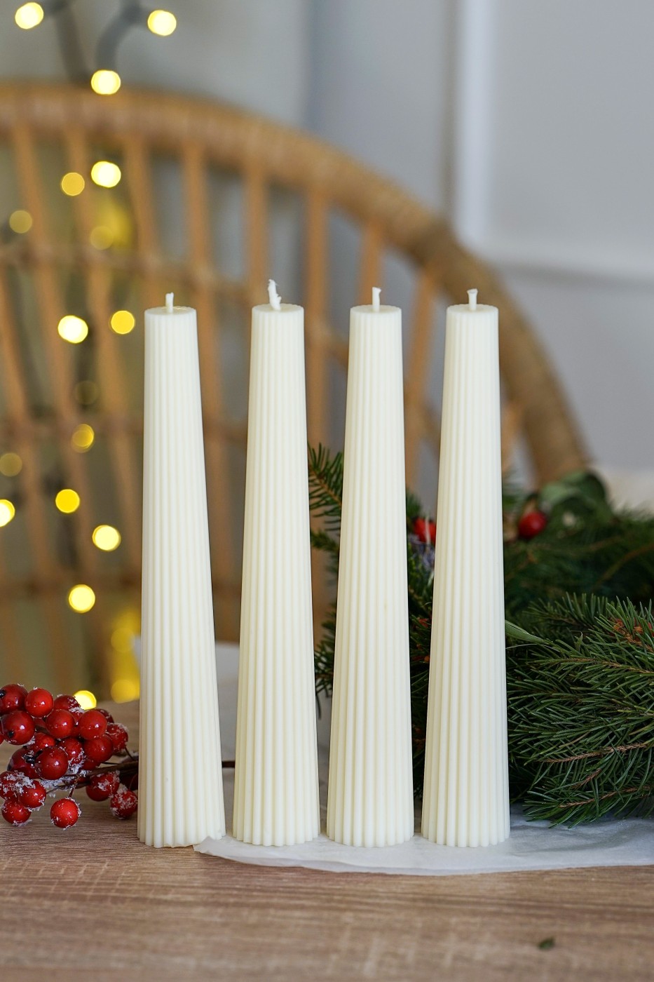 Adventní sada Aria | bílá 