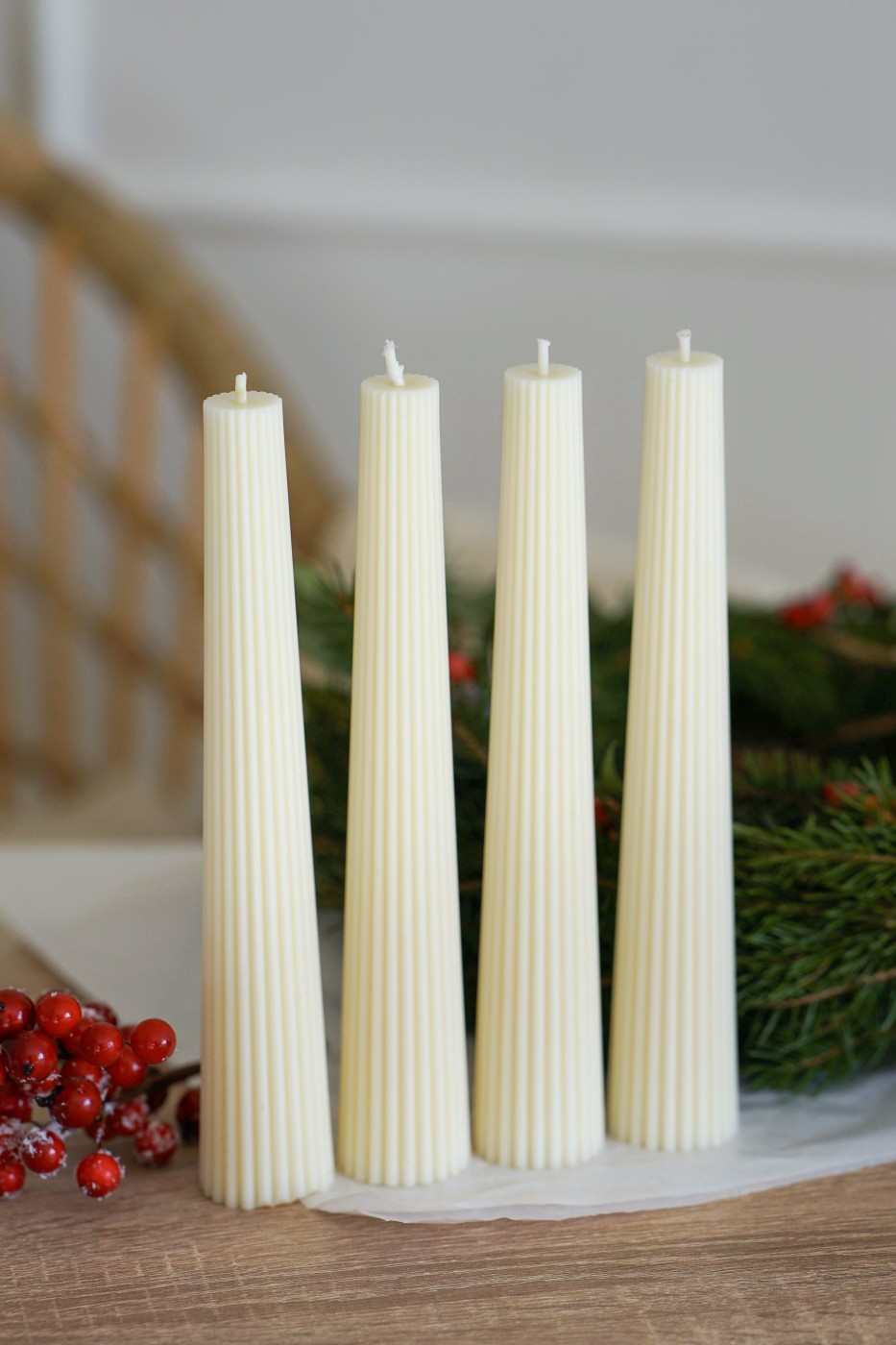 Adventní sada Aria | bílá  – fotografie 2