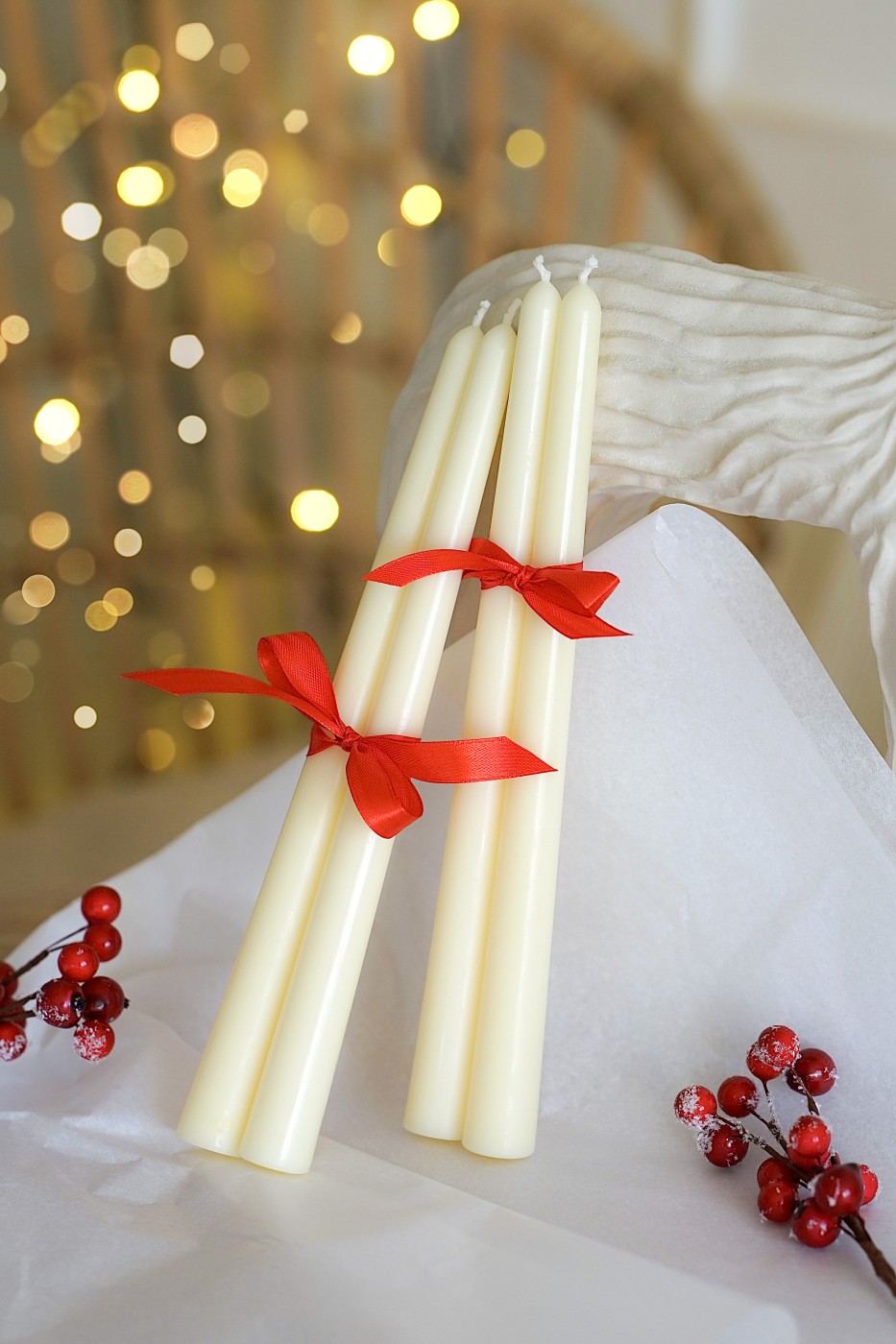 Adventní sada Eleni | bílá 