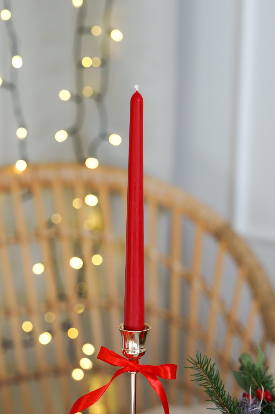Adventní sada Eleni | červená – fotografie 5
