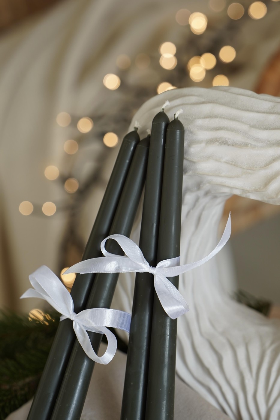 Adventní sada Eleni | tmavě zelená  – fotografie 4